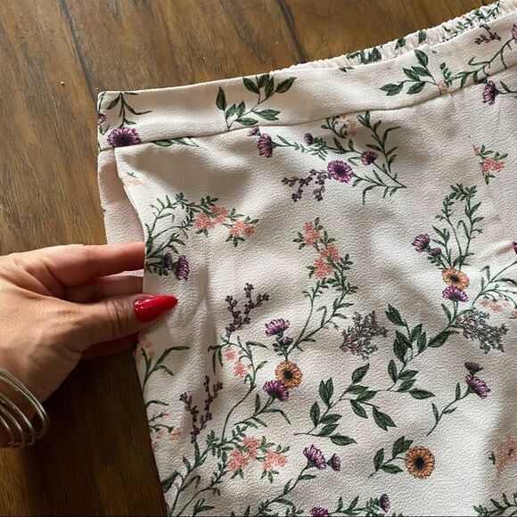 Alfani Womens Plus Crepe Floral Print Wide Leg Pants - Picture 9 of 13